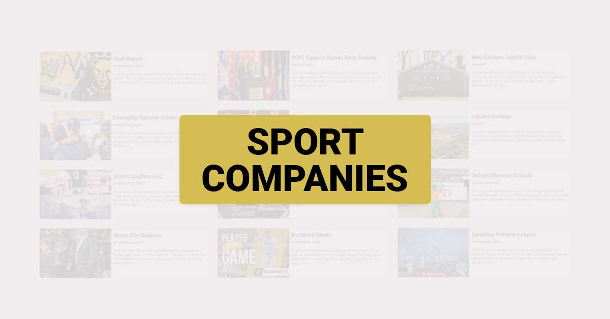 Sport Companies & Their Profiles Sport Management Jobs