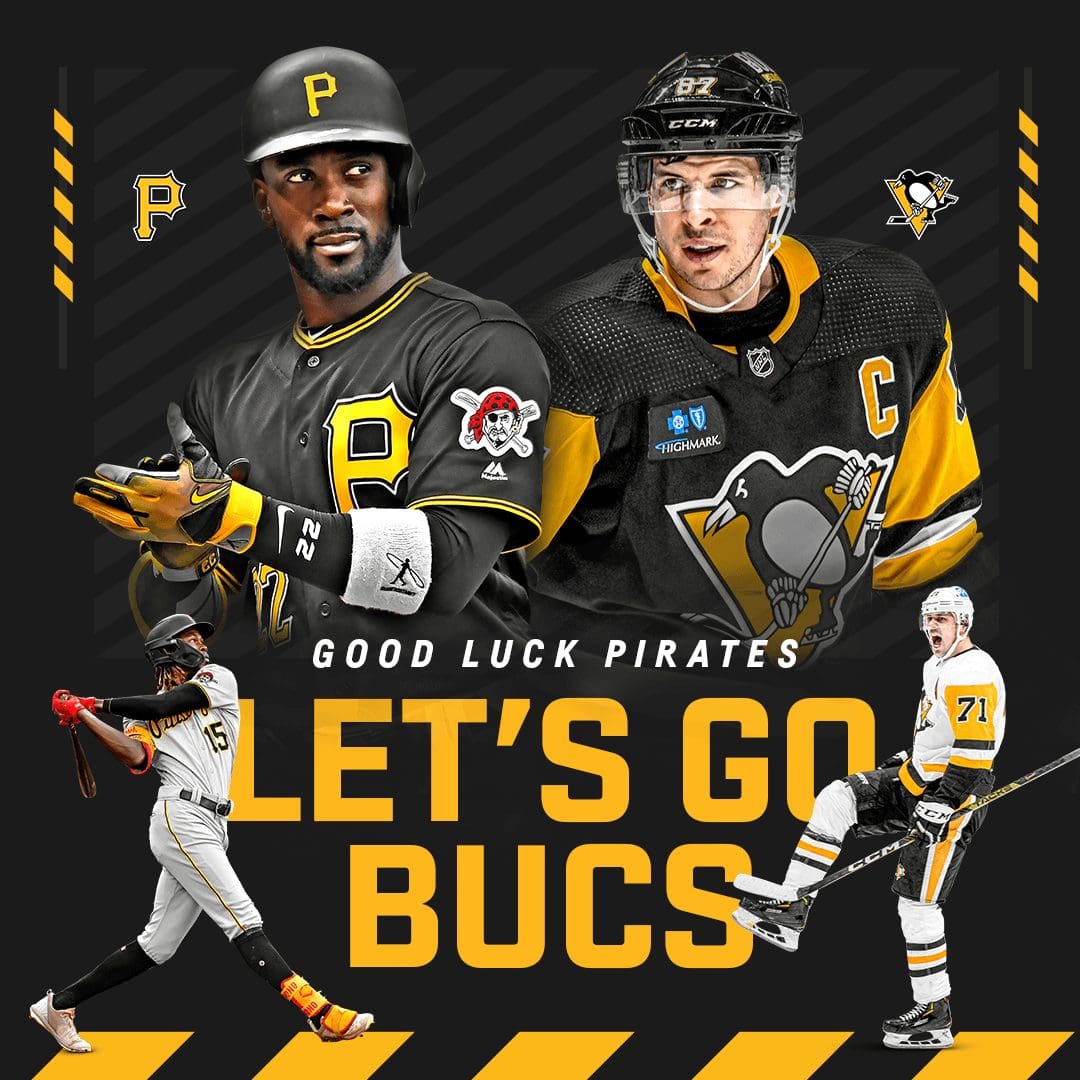 Good luck, Pittsburgh Penguins! - Pittsburgh Pirates